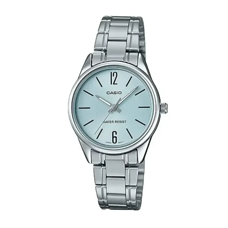 Casio Ice Blue Dial Ladies Watch- LTP-V005D-2BUDF